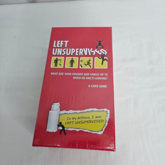 Left Unsupervised Family  Kids Card Game Edition Games Night New Sealed Age 10+ - Picture 2 of 10